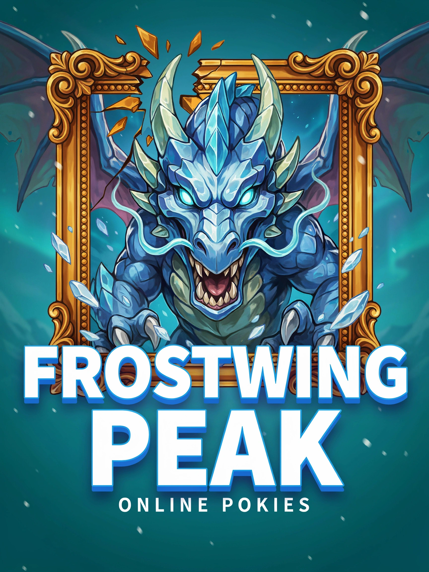 Dragonspire Frostfall pokie loading screen