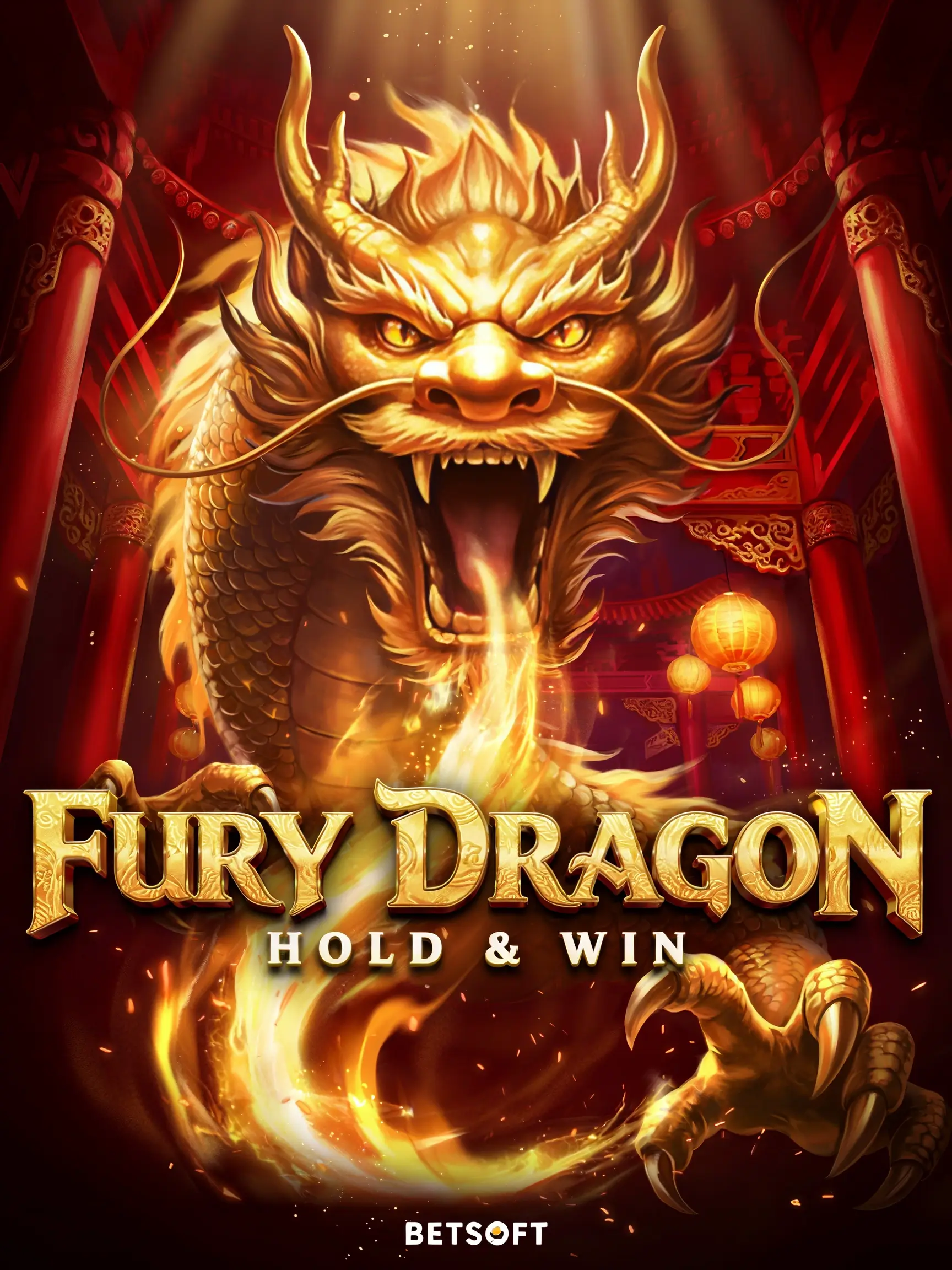 Fury Dragon Hold and Win pokie game artwork