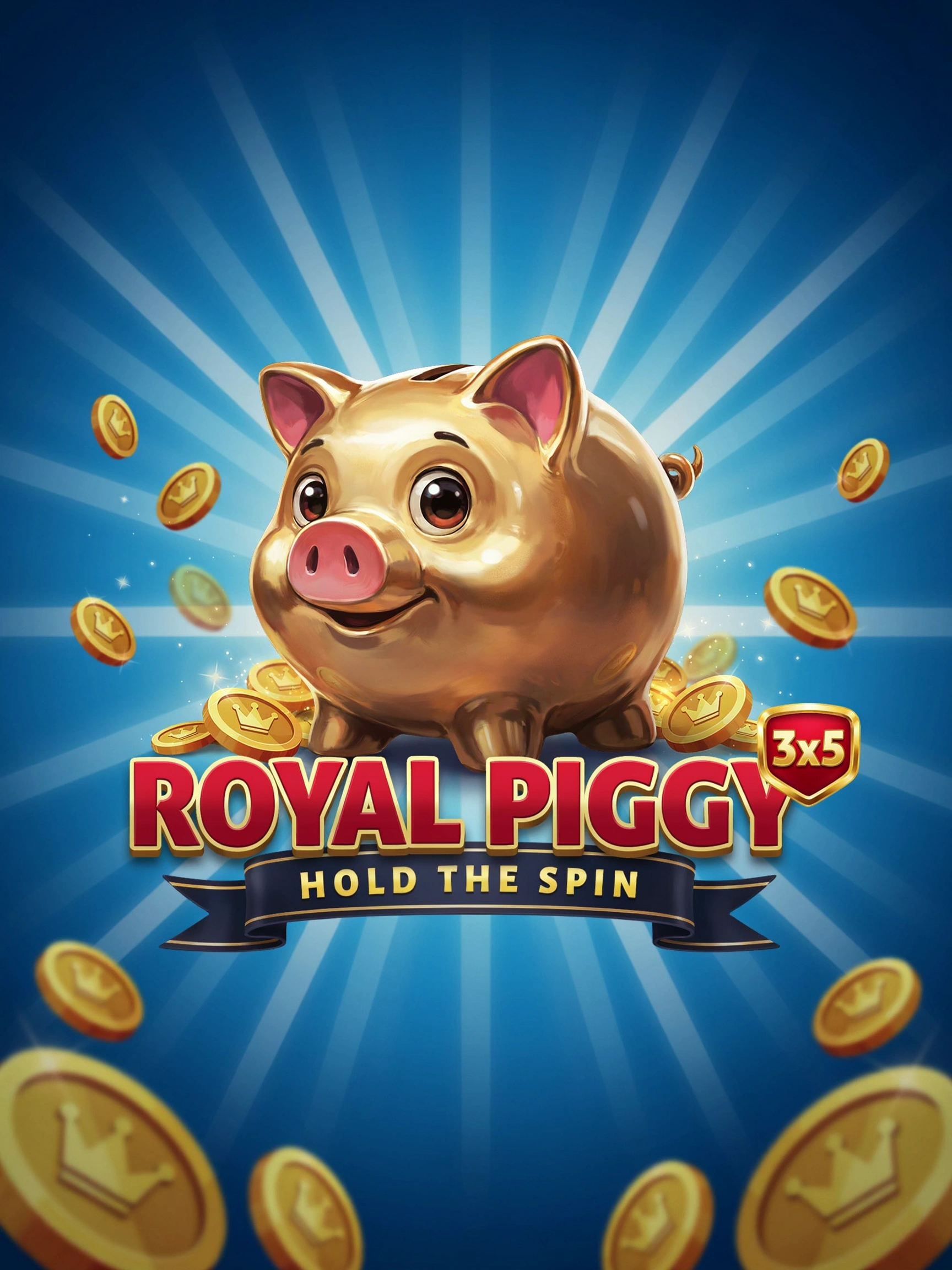 Royal Piggy 3x5 Hold the Spin slot game tile