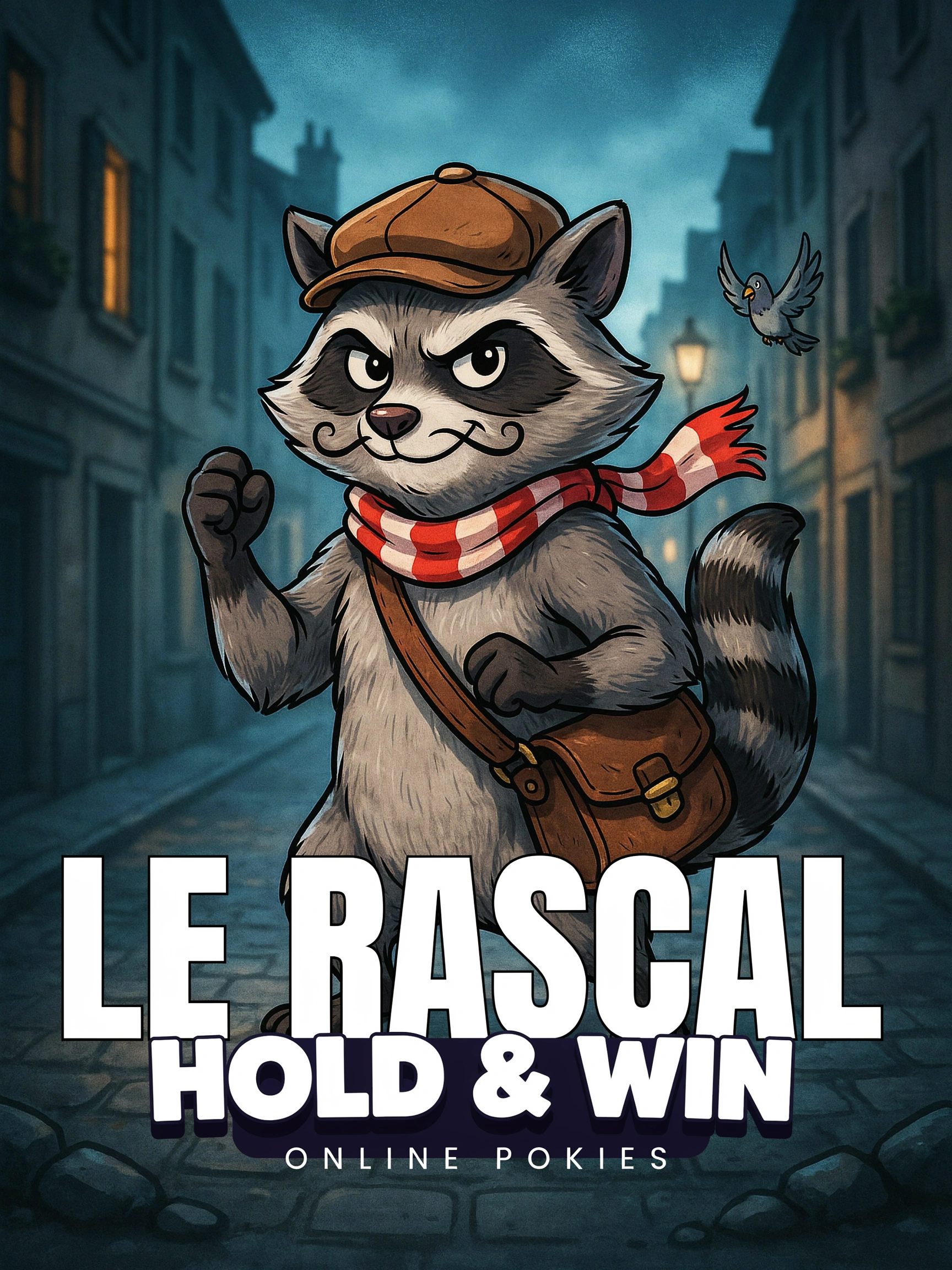 In-game art from the Le Bandit Hold and Win pokie