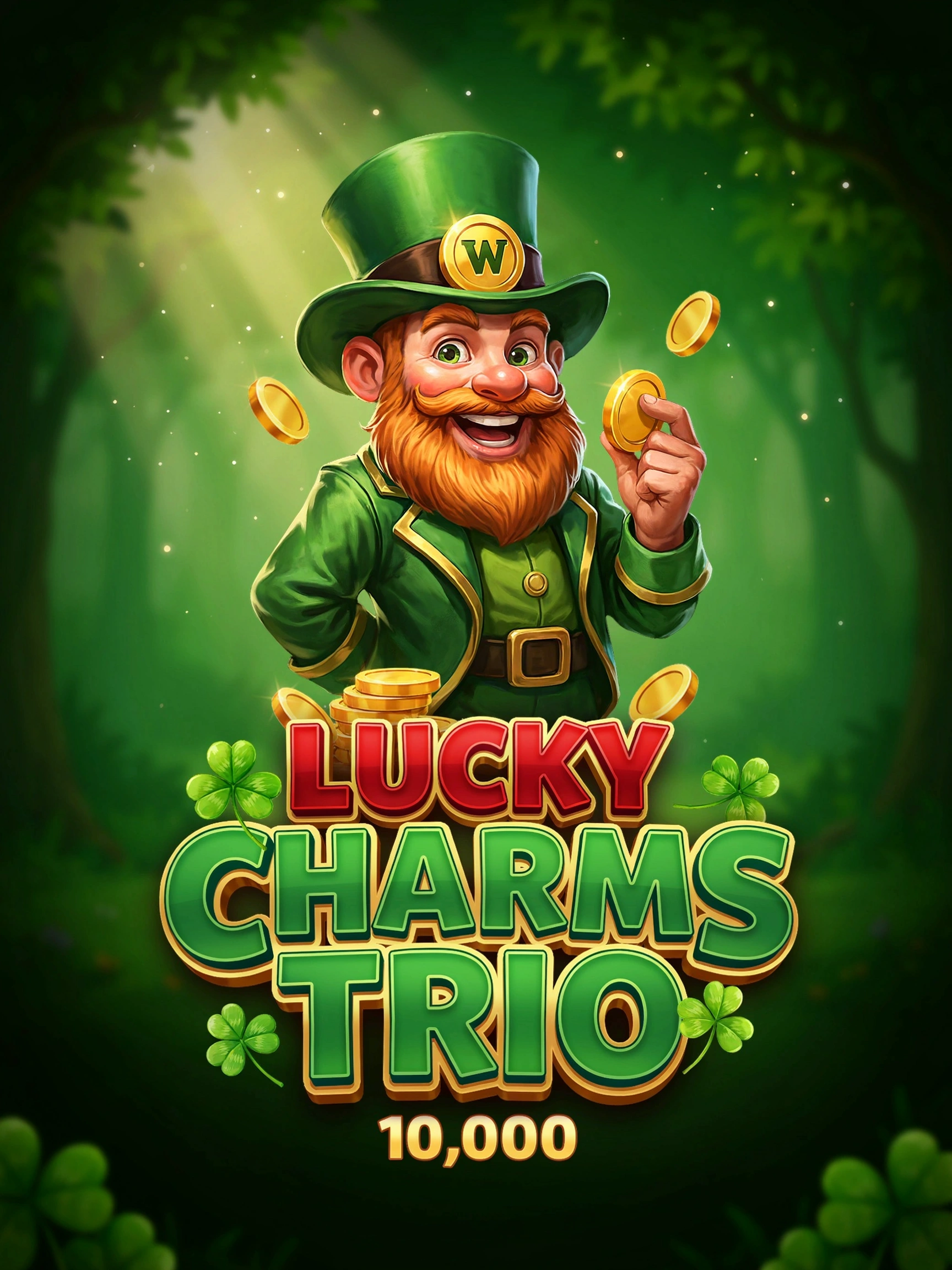 Lucky Charms Trio 10000 pokie cover art