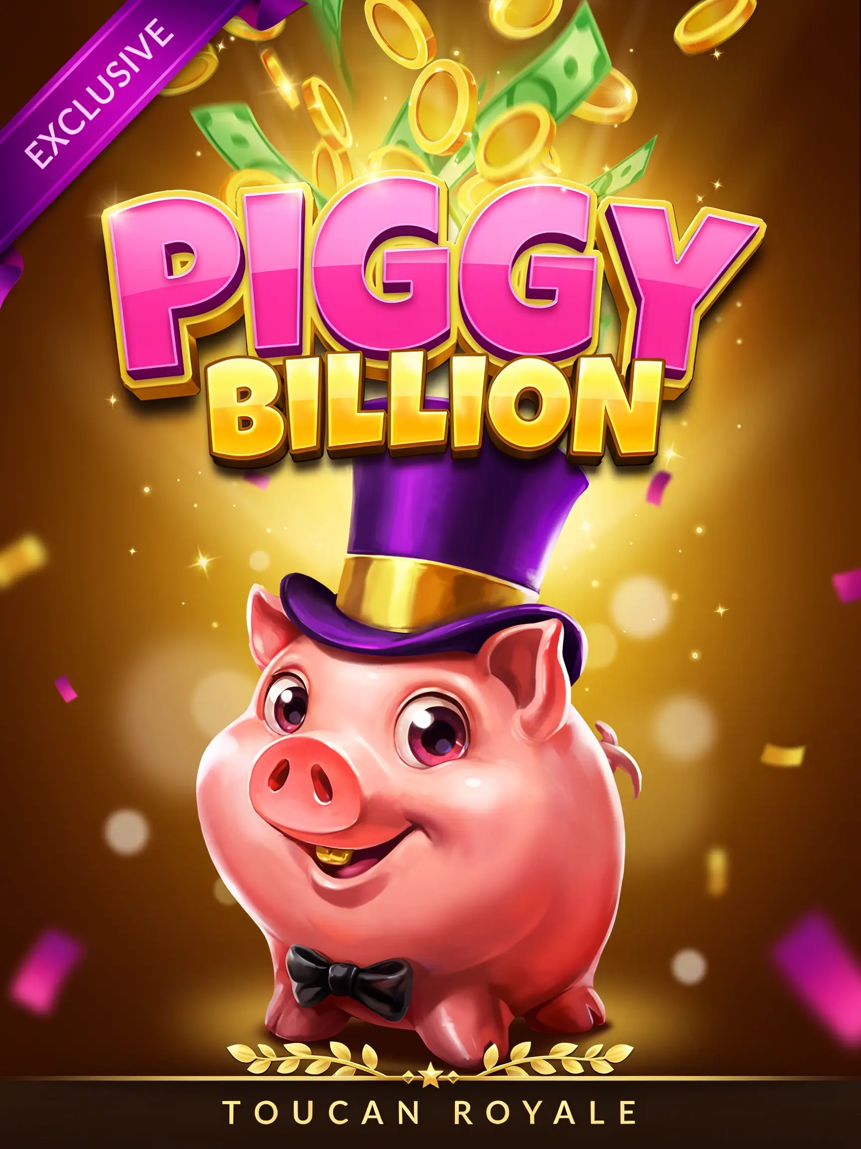 Piggy Billion pokie title screen