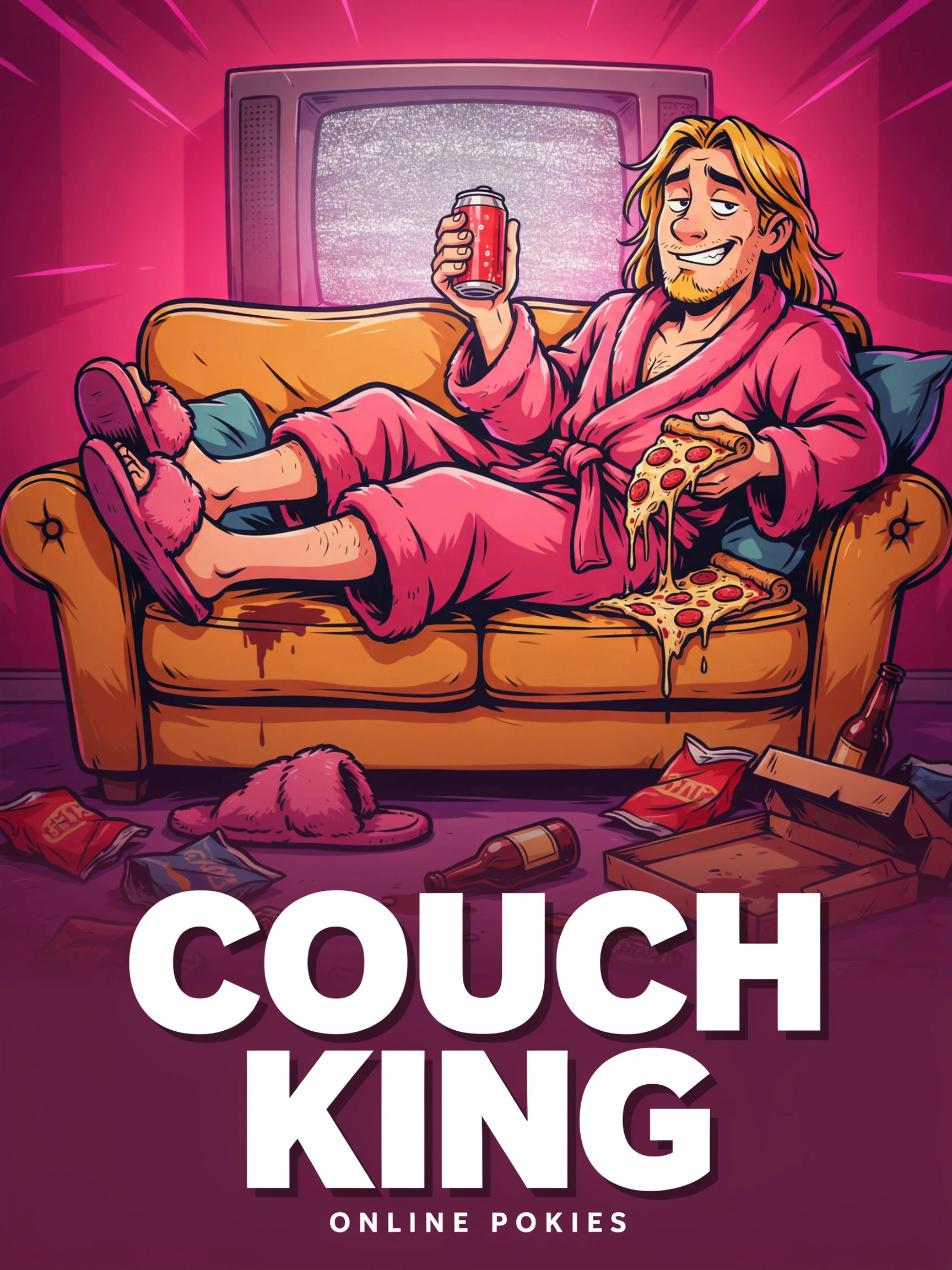 Artwork from the Sofa Surfer pokie